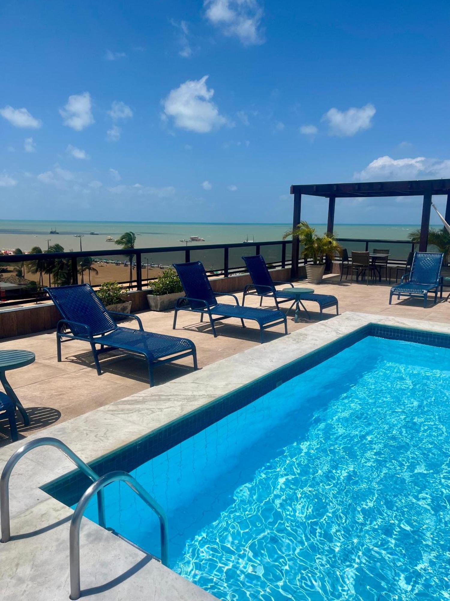 Flat A Beira Mar Na Orla De Cabo Branco Appartement João Pessoa Buitenkant foto