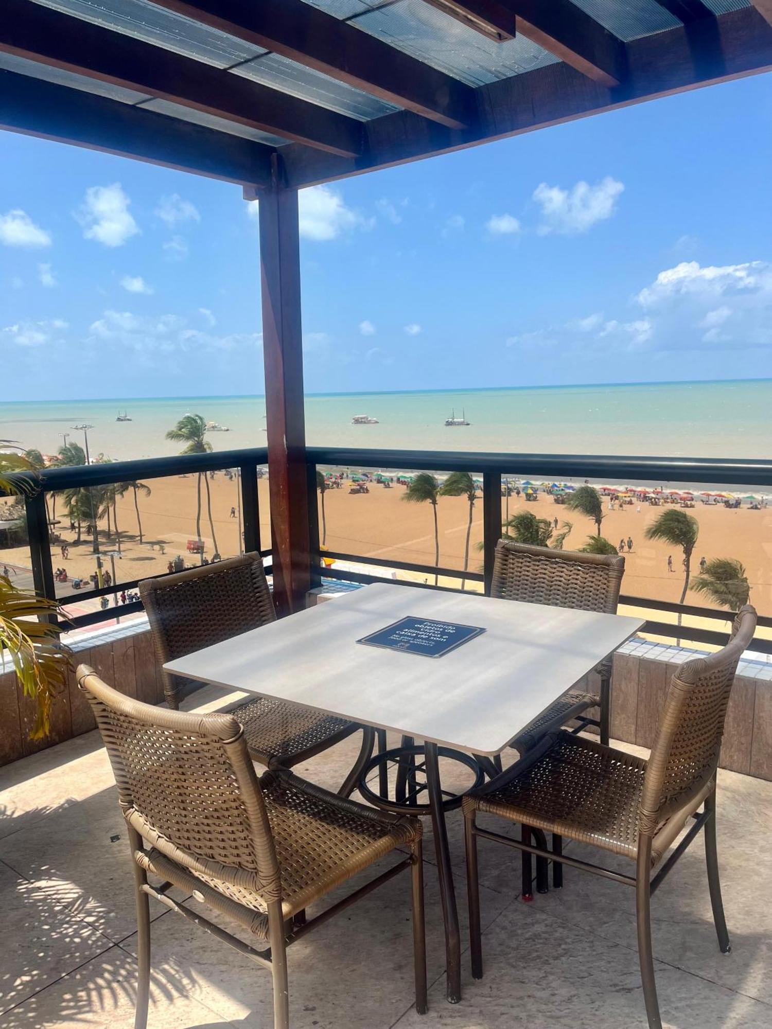 Flat A Beira Mar Na Orla De Cabo Branco Appartement João Pessoa Buitenkant foto