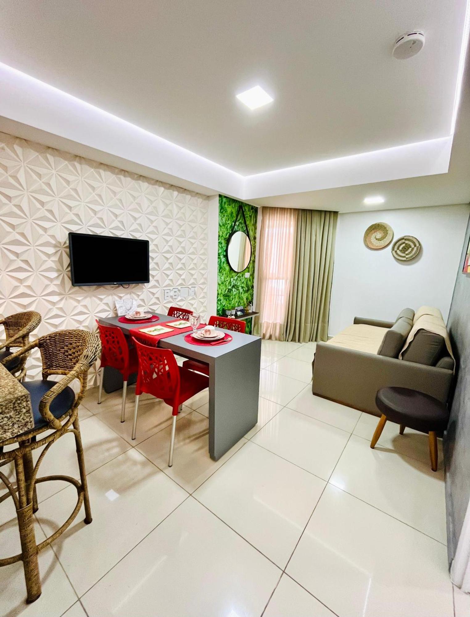 Flat A Beira Mar Na Orla De Cabo Branco Appartement João Pessoa Buitenkant foto