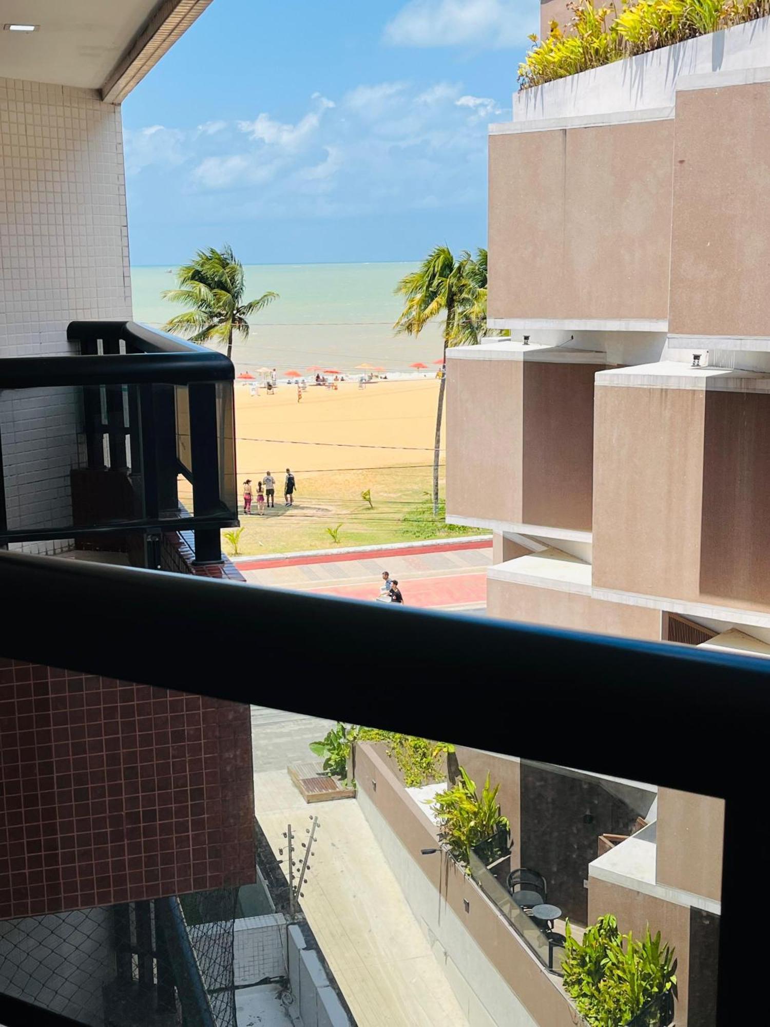 Flat A Beira Mar Na Orla De Cabo Branco Appartement João Pessoa Buitenkant foto