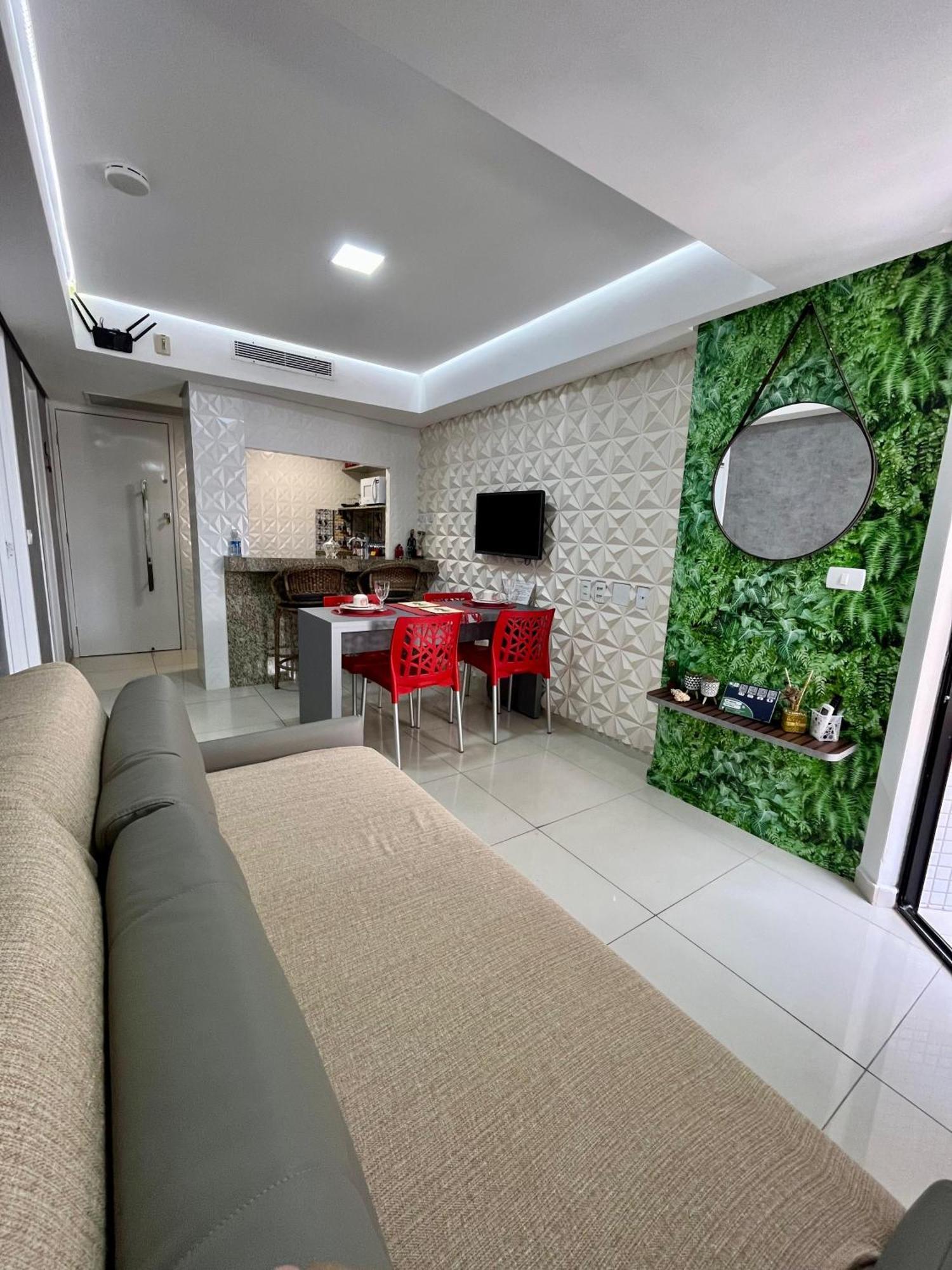 Flat A Beira Mar Na Orla De Cabo Branco Appartement João Pessoa Buitenkant foto