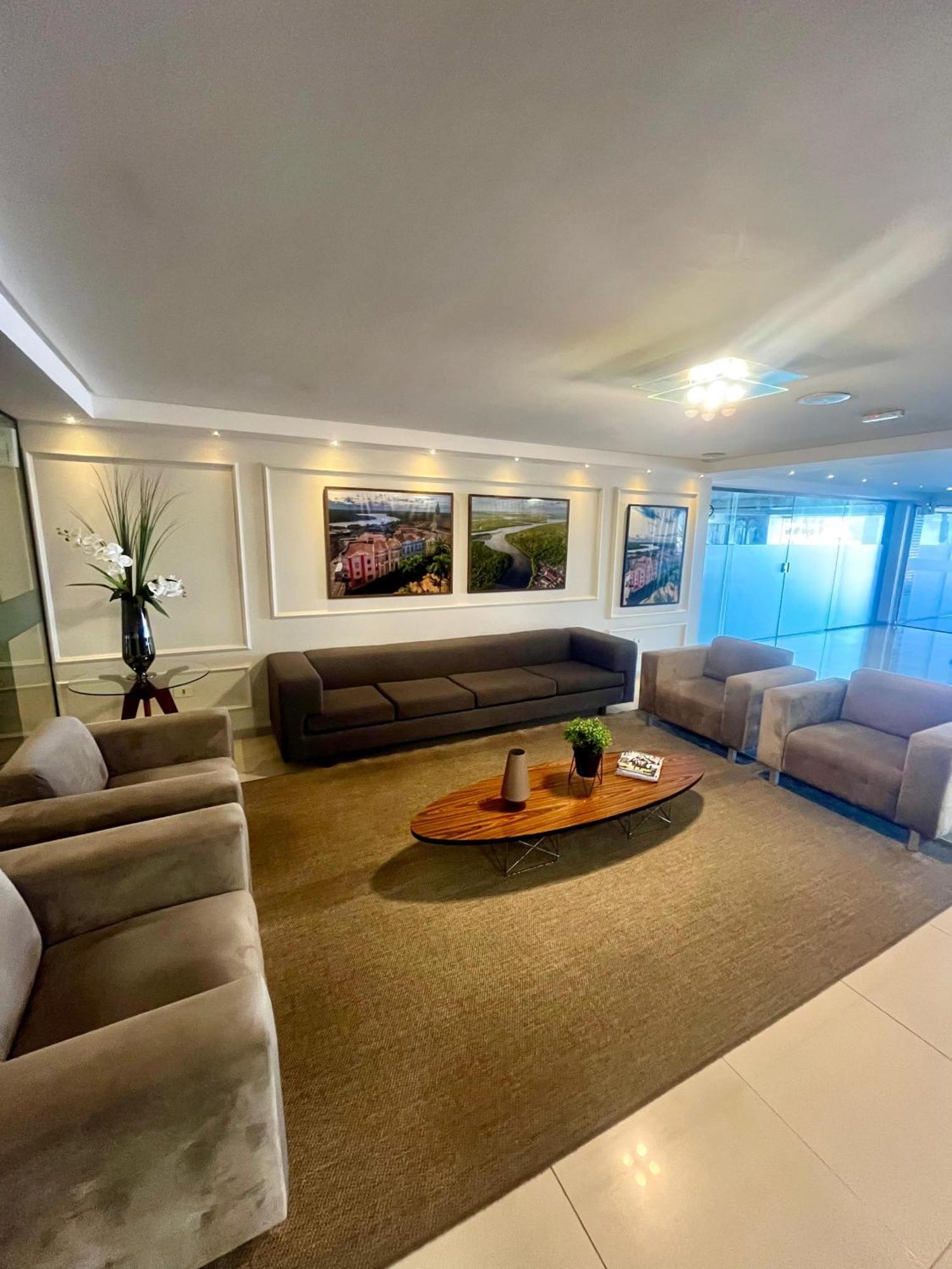 Flat A Beira Mar Na Orla De Cabo Branco Appartement João Pessoa Buitenkant foto